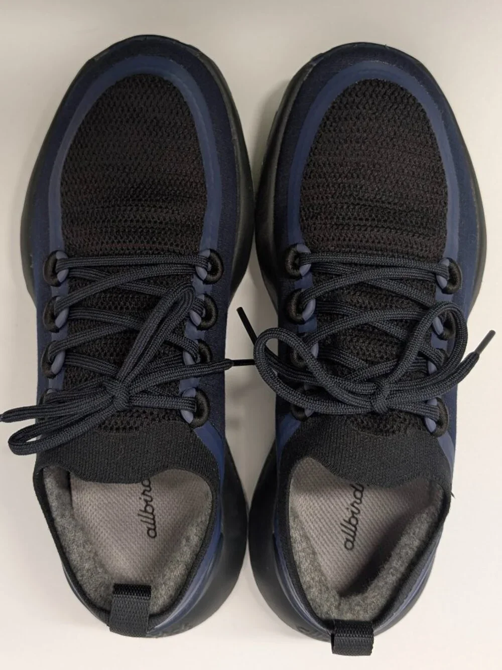 Allbirds Trail Runners SWT Sneakers in Navy Blue/Natural Black - NWOT